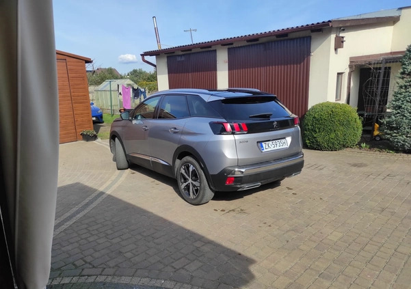 Peugeot 3008 cena 71500 przebieg: 212000, rok produkcji 2017 z Brusy małe 172